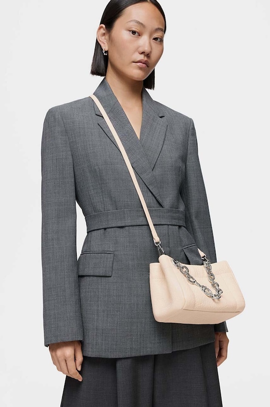 Kožna torba Tous bež 2002133601