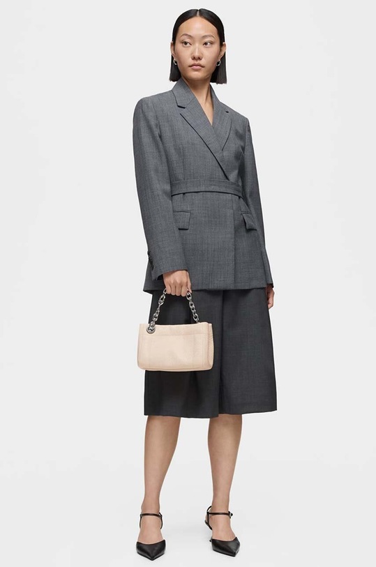 Kožna torba Tous 2002133601 bež