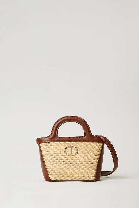 Dětská kabelka Twinset 251GJ8012 hnědá ZS25