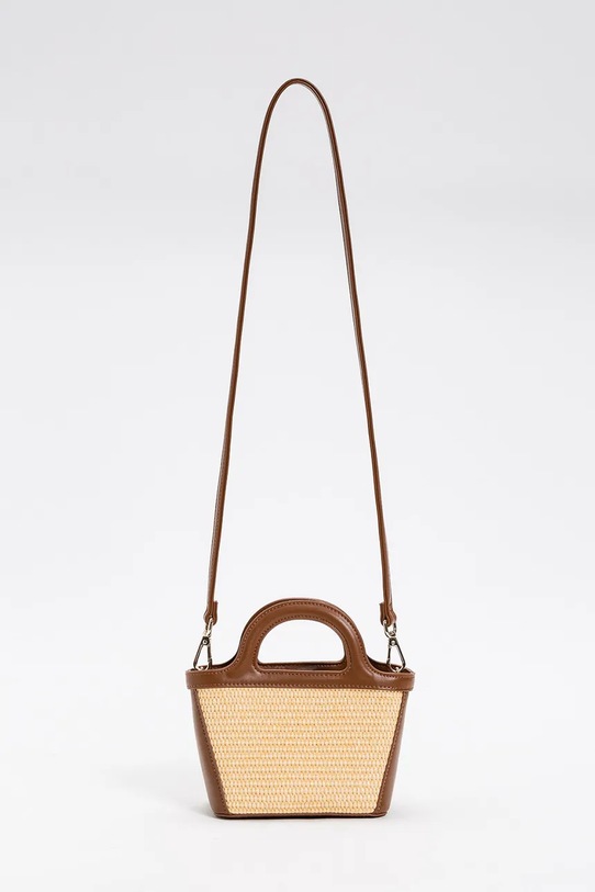 Dětská kabelka Twinset hnědá 251GJ8012