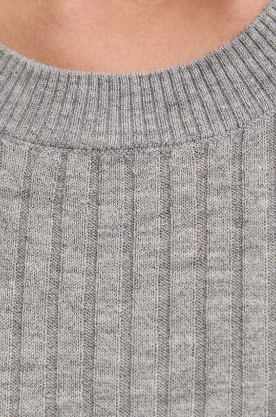 Mos Mosh sweter wełniany 158950 szary