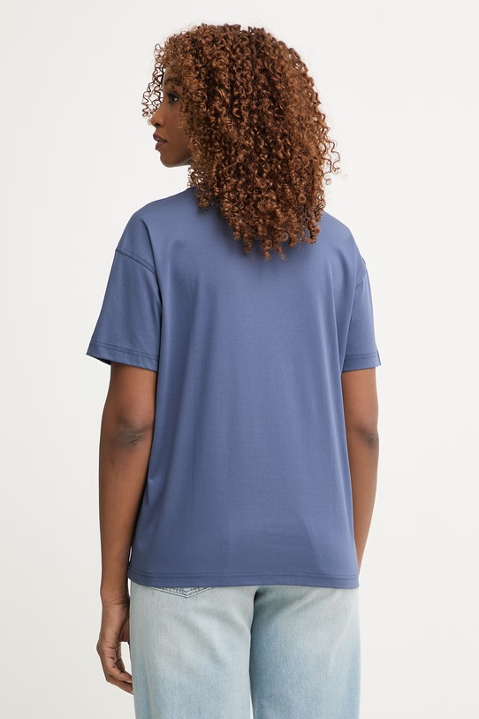 Odzież Mos Mosh T-shirt damski bawełniany 146350 granatowy