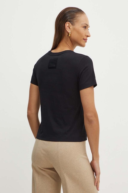 Oblečení Bavlněné tričko Liviana Conti F4WW72 černá