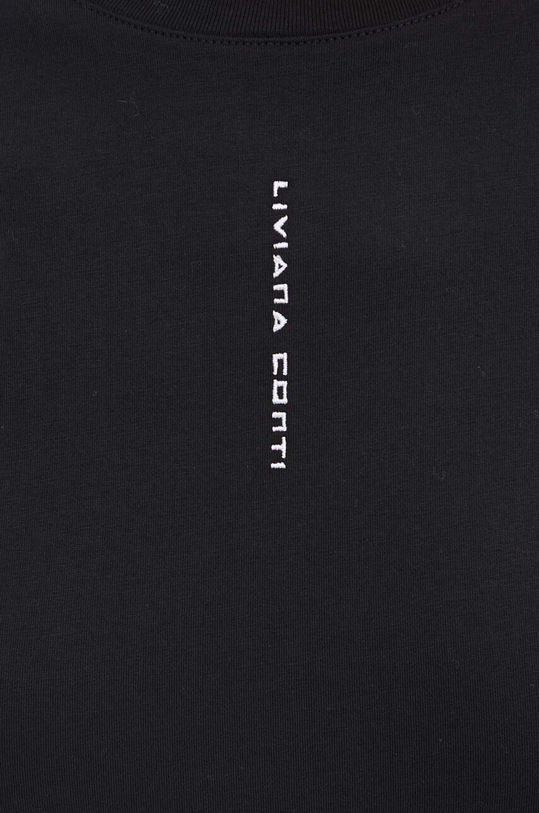 Bavlněné tričko Liviana Conti F4WW72 černá
