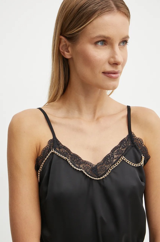 Silvian Heach top ATIOS negru GPA24227TO