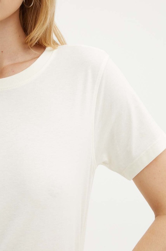 Тениска Silvian Heach CHEKER GPA24057TS бежов