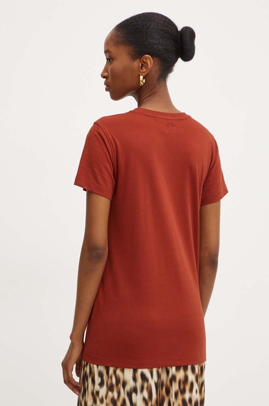 Oblečenie Tričko Silvian Heach CHEKER GPA24057TS hnedá