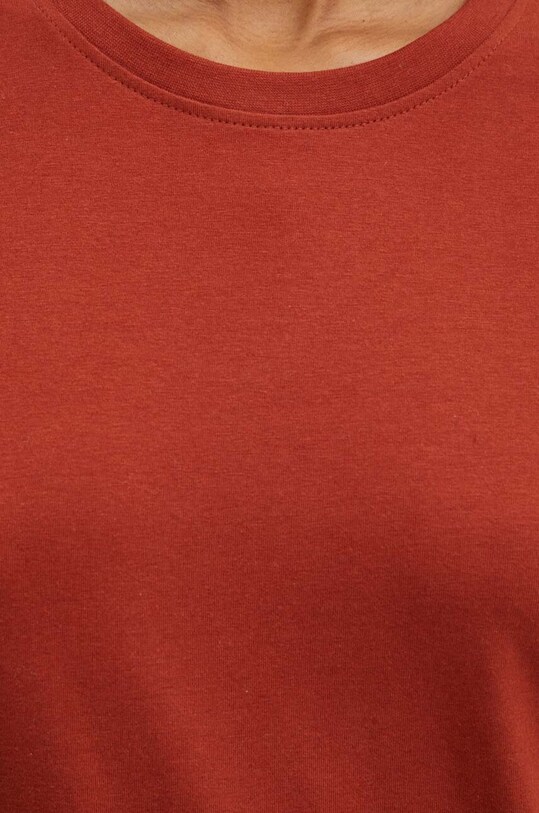 Silvian Heach t-shirt CHEKER GPA24057TS brązowy