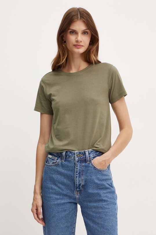 Silvian Heach tricou CHEKER verde GPA24057TS