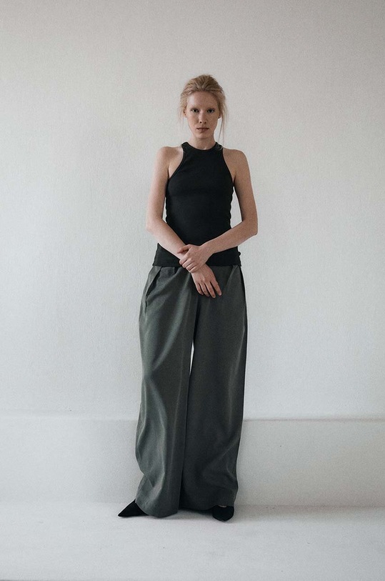 Bombažen top MUUV. PRESSE koszulka.PRESSE zelena ZW25