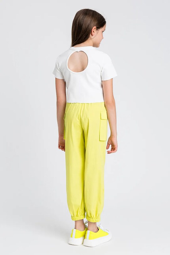 Dziewczynka Twinset t-shirt dziecięcy 251GJ2571.128.170 biały