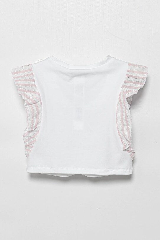 Twinset maglietta per bambini 251GJ242A.86.116 bianco ZS25