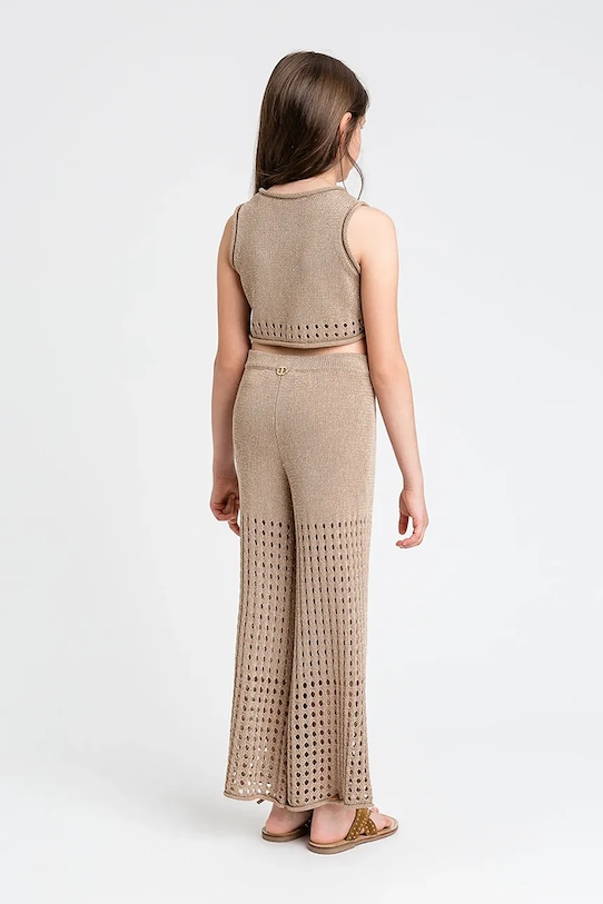 Lány Twinset gyerek top 251GJ3431.128.170 bézs