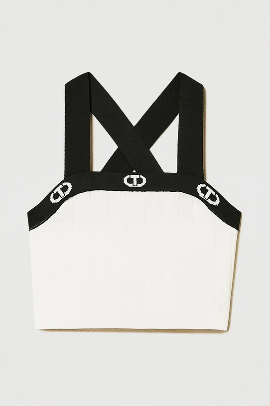 Detský top Twinset 251GJ3QW2.128.170 biela ZS25