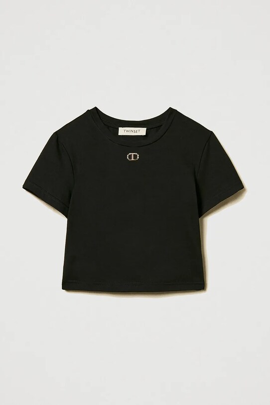 Twinset tricou copii 251GJ2481 negru ZS25