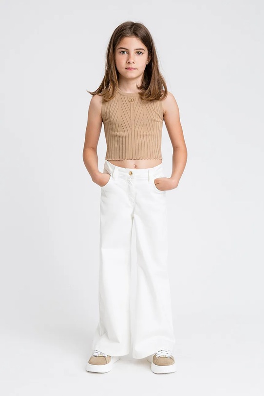 Twinset top copii uni bej 251GJ3404.128.170