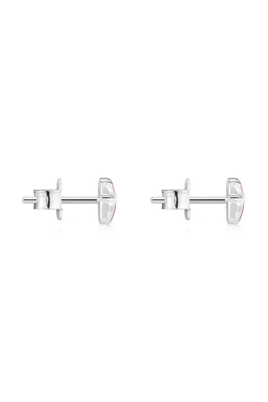 Tous kolczyki srebrne ICON COLOR LGG 1004492000 różowy ZW25