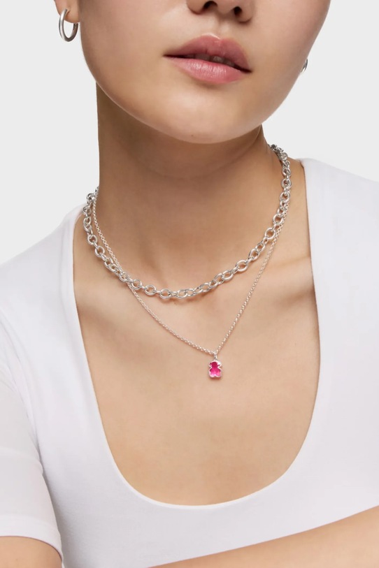 Tous naszyjnik ICON COLOR LGG 1004492500 srebrny