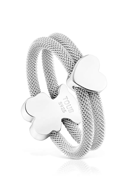 Tous pierścionek ICON MESH 1004500412 srebrny ZW25