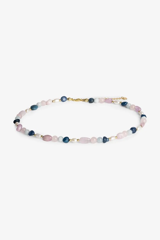 ANIA KRUK naszyjnik srebrny pozłacany SUMMER SAKNN2719Z beżowy ZW25