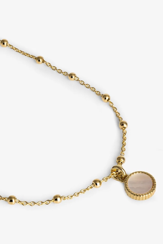 Akcesoria ANIA KRUK naszyjnik srebrny pozłacany ARIEL SLTNP3292Z złoty