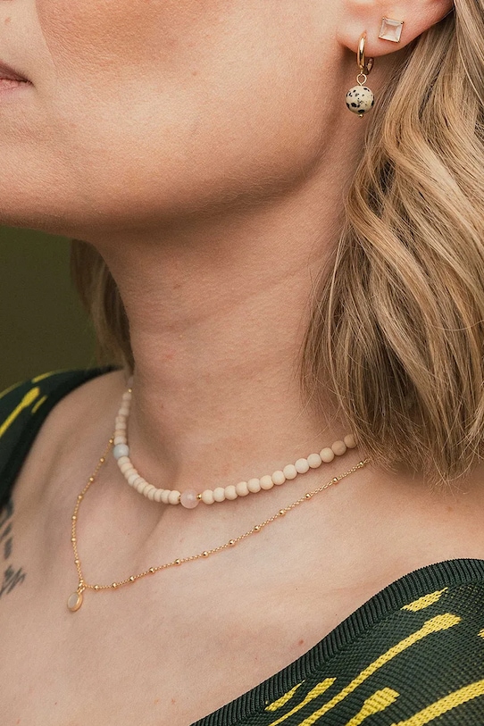 ANIA KRUK naszyjnik srebrny pozłacany ARIEL złoty SLTNP3292Z