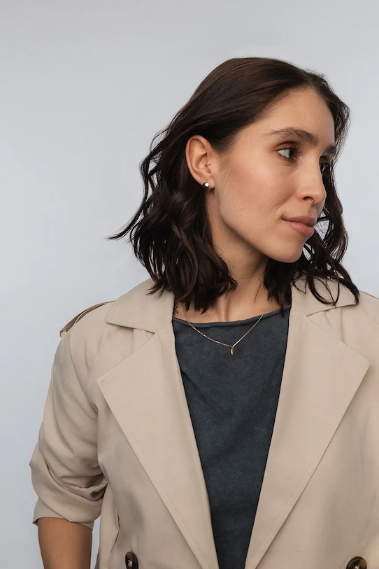 ANIA KRUK kolczyki srebrne pozłacane VINTAGE SMIKS0290Z złoty