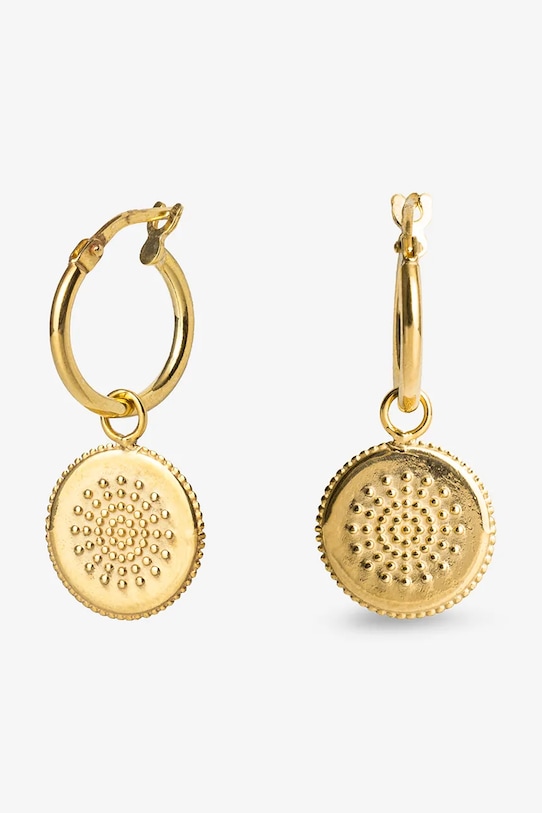 ANIA KRUK kolczyki srebrne pozłacane VINTAGE SMIKS0370Z złoty ZW25