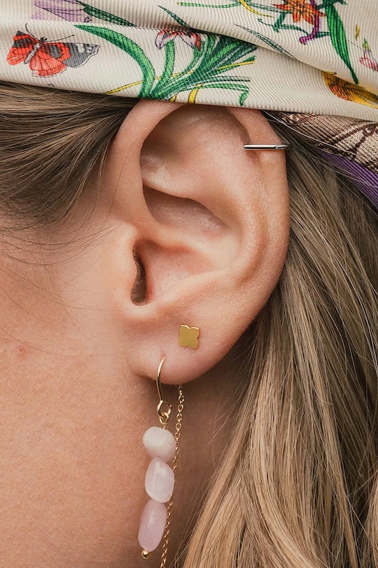 ANIA KRUK kolczyki srebrne pozłacane TRENDY złoty SMIKS0730Z