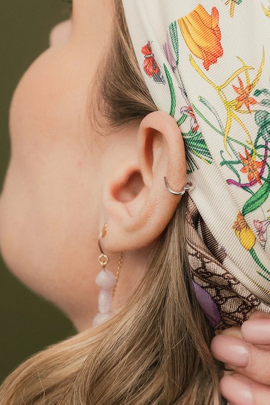 Akcesoria ANIA KRUK kolczyk srebrny ROCK IT SRUKS3140 srebrny