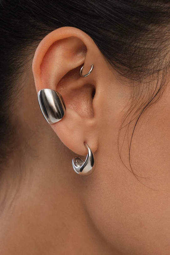 Akcesoria ANIA KRUK kolczyki srebrne VINTAGE SSIKS1080 srebrny