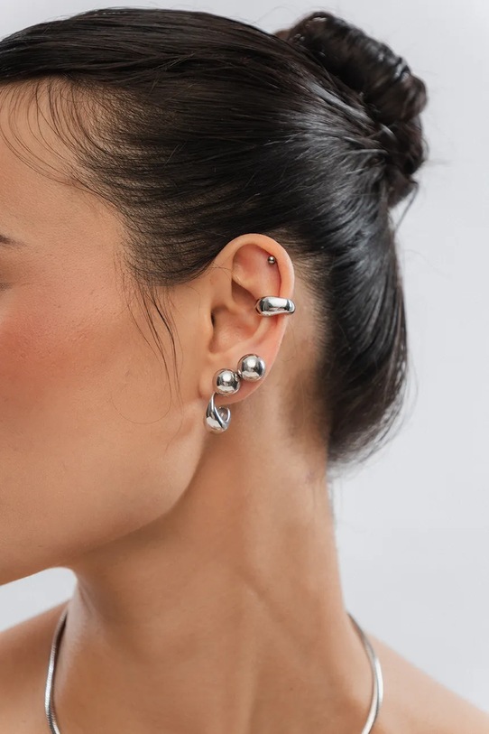 ANIA KRUK kolczyki srebrne VINTAGE srebrny SSIKS1080