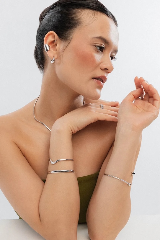 ANIA KRUK kolczyki srebrne VINTAGE SSIKS1080 srebrny