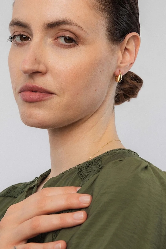 Akcesoria ANIA KRUK kolczyki srebrne pozłacane VINTAGE SSIKS1080Z złoty