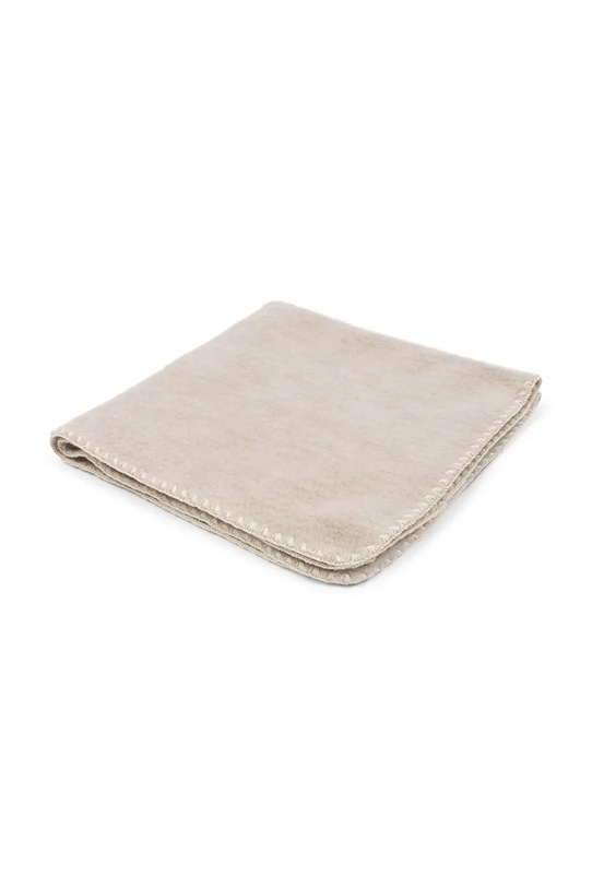 Fanga Fontana koc wełniany ERBA WOOL FLEECE BABY BLANKET beżowy FA100005