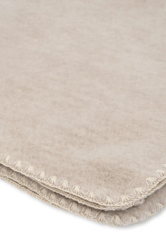 Fanga Fontana koc wełniany ERBA WOOL FLEECE BABY BLANKET FA100005 beżowy ZW25
