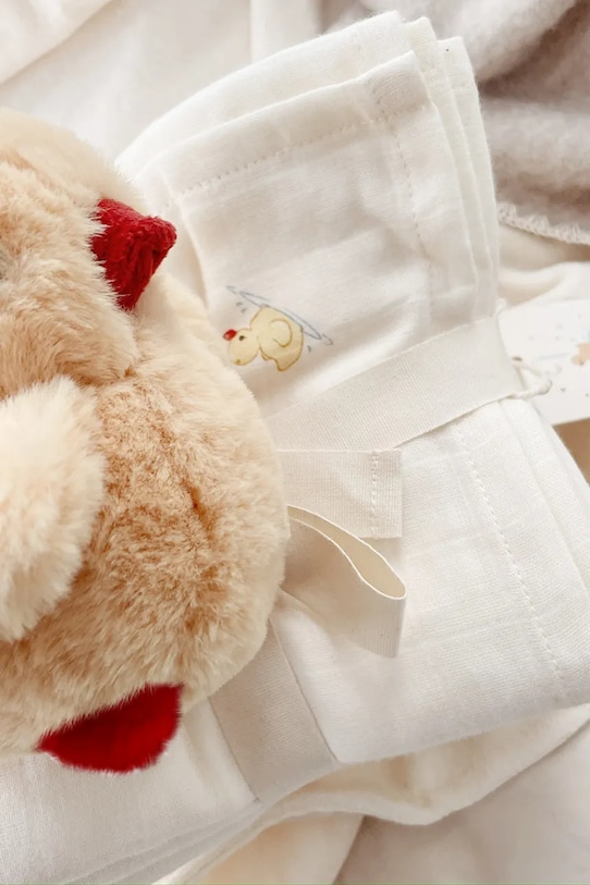 Fanga Fontana zestaw ręczników NUVOLI 10 PACK MUSLIN CLOTH GOTS 10-pack beżowy FA100010