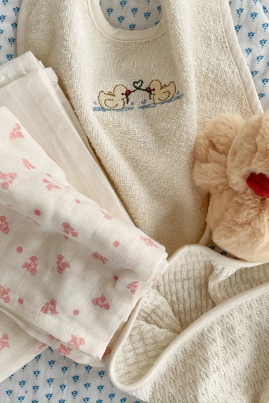 Fanga Fontana set de prosoape BELLINI 3 PACK MUSLIN CLOTH GOTS 3-pack bej FA100011