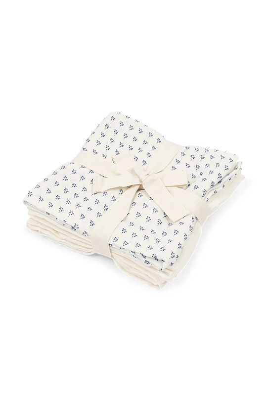Fanga Fontana zestaw ręczników BELLINI 3 PACK MUSLIN CLOTH GOTS 3-pack Produkt niemowlęcy niebieski FA100011