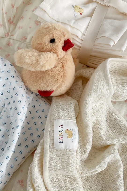 Fanga Fontana zestaw ręczników BELLINI 3 PACK MUSLIN CLOTH GOTS 3-pack FA100011 niebieski