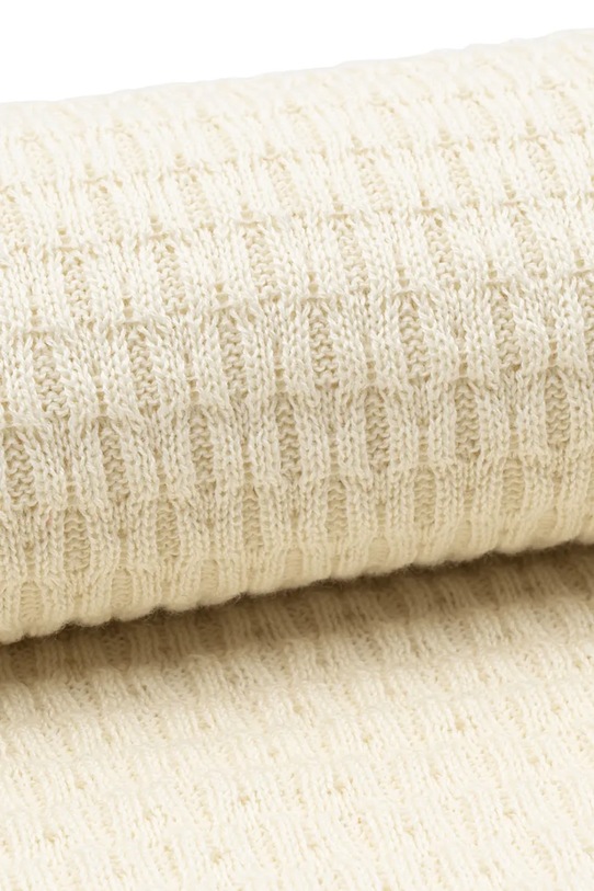 Fanga Fontana kocyk bawełniany niemowlęcy VENTI POINTELLE BLANKET GOTS FA100023 beżowy ZW25