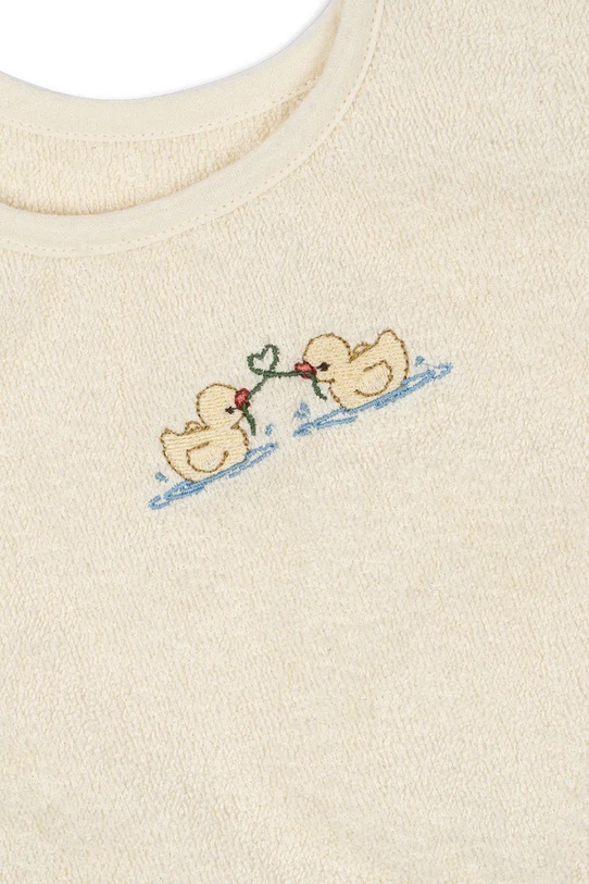 Fanga Fontana śliniak niemowlęcy FIGO 2 PACK TERRY BIBS GOTS 2-pack FA100024 beżowy ZW25