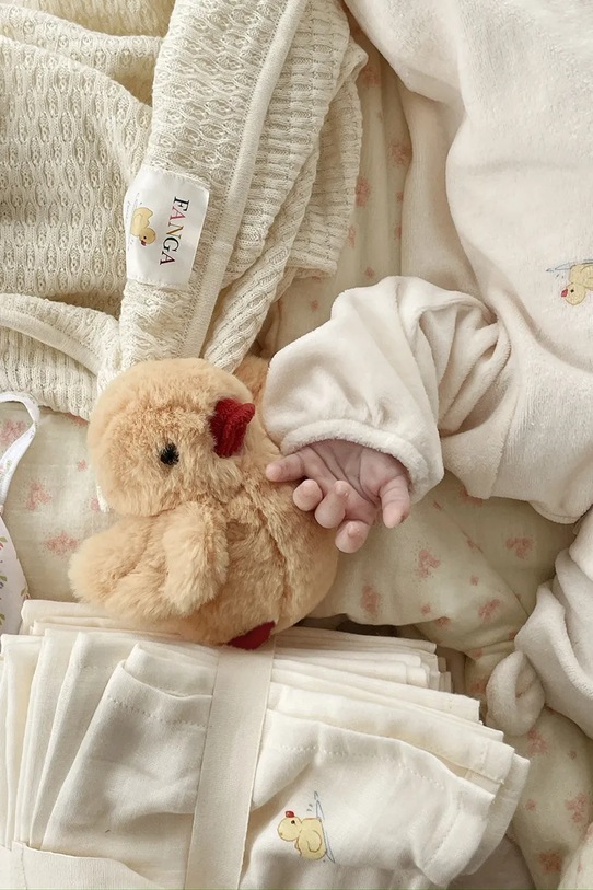 Fanga Fontana przytulanka niemowlęca FANGA MIO żółty FA100030