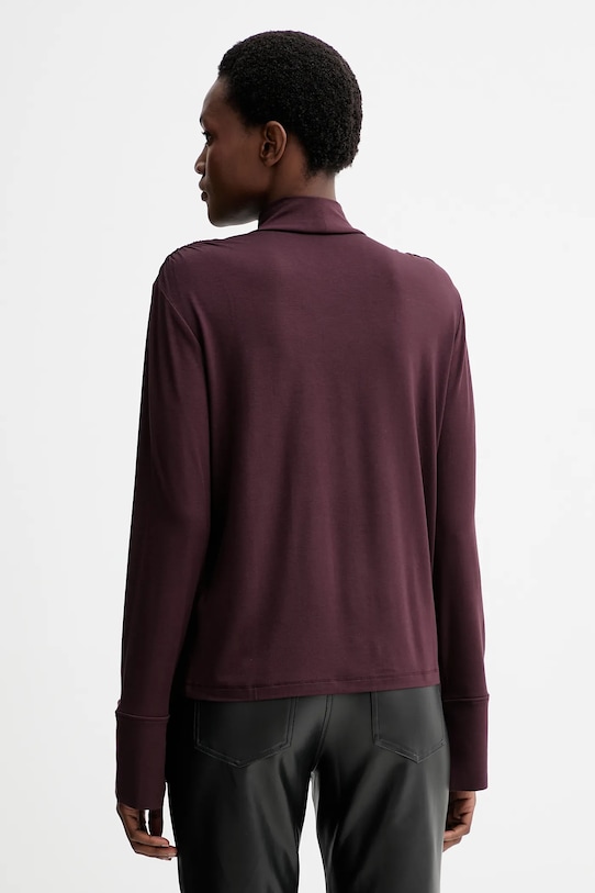 Odzież Marc O'Polo bluzka 510214952225 bordowy