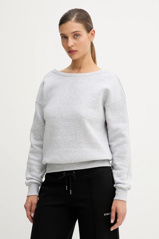 Odzież MUUV. bluza bluza.z.wycieciem.SOFT. szary