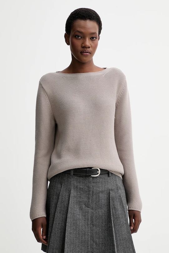 Marc O'Polo sweter bawełniany bawełna beżowy 511605960113