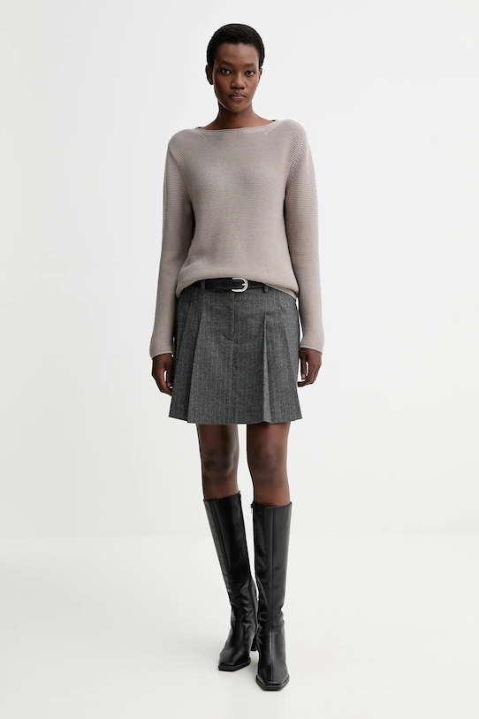 Marc O'Polo sweter bawełniany 511605960113 beżowy ZW25