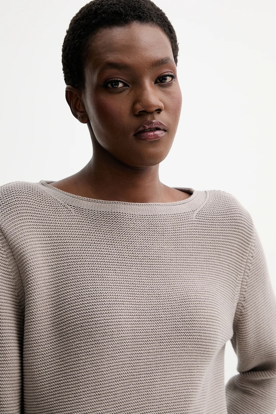 Marc O'Polo sweter bawełniany beżowy 511605960113