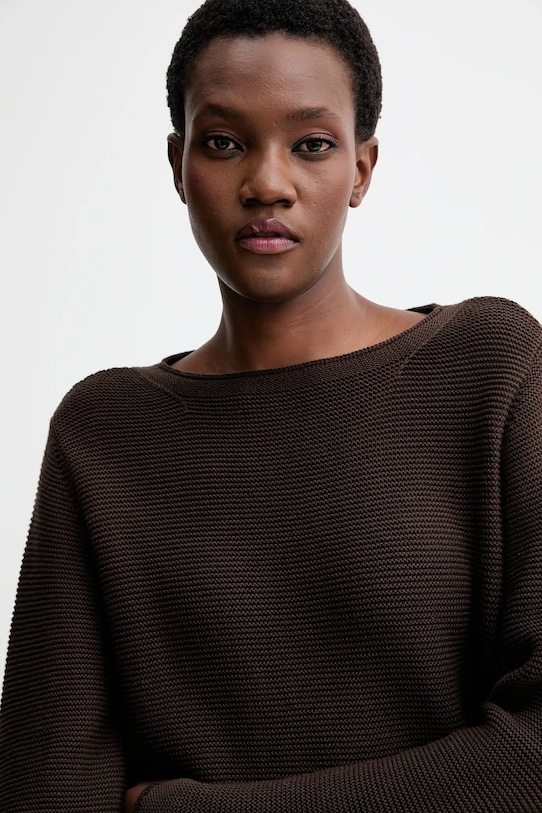 Marc O'Polo pulover de bumbac maro 511605960113