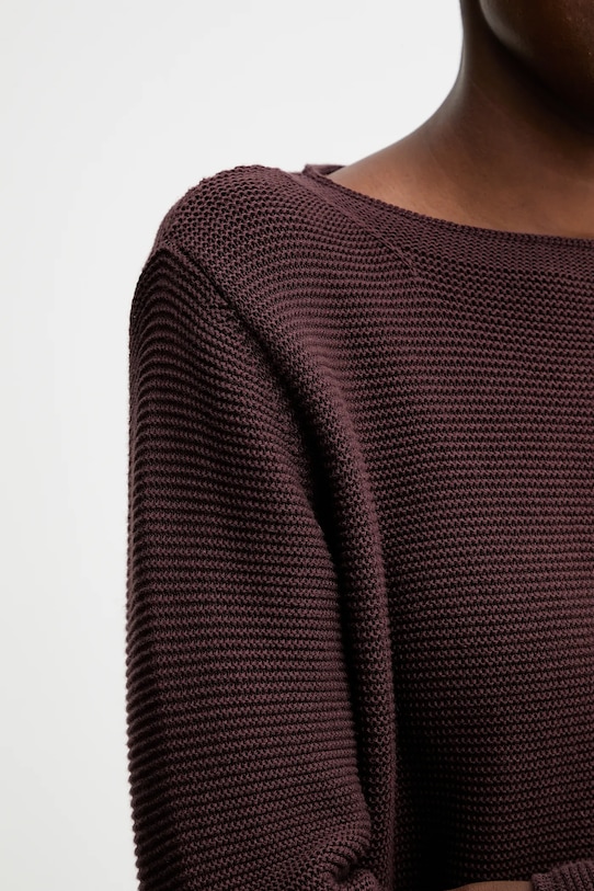 Marc O'Polo sweter bawełniany 511605960113 brązowy